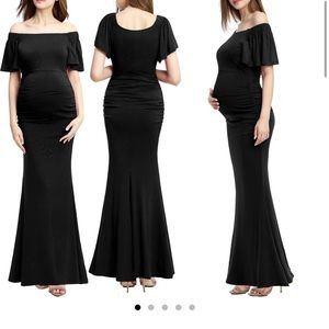 Kimi + Kai Abigail Black Maxi dress